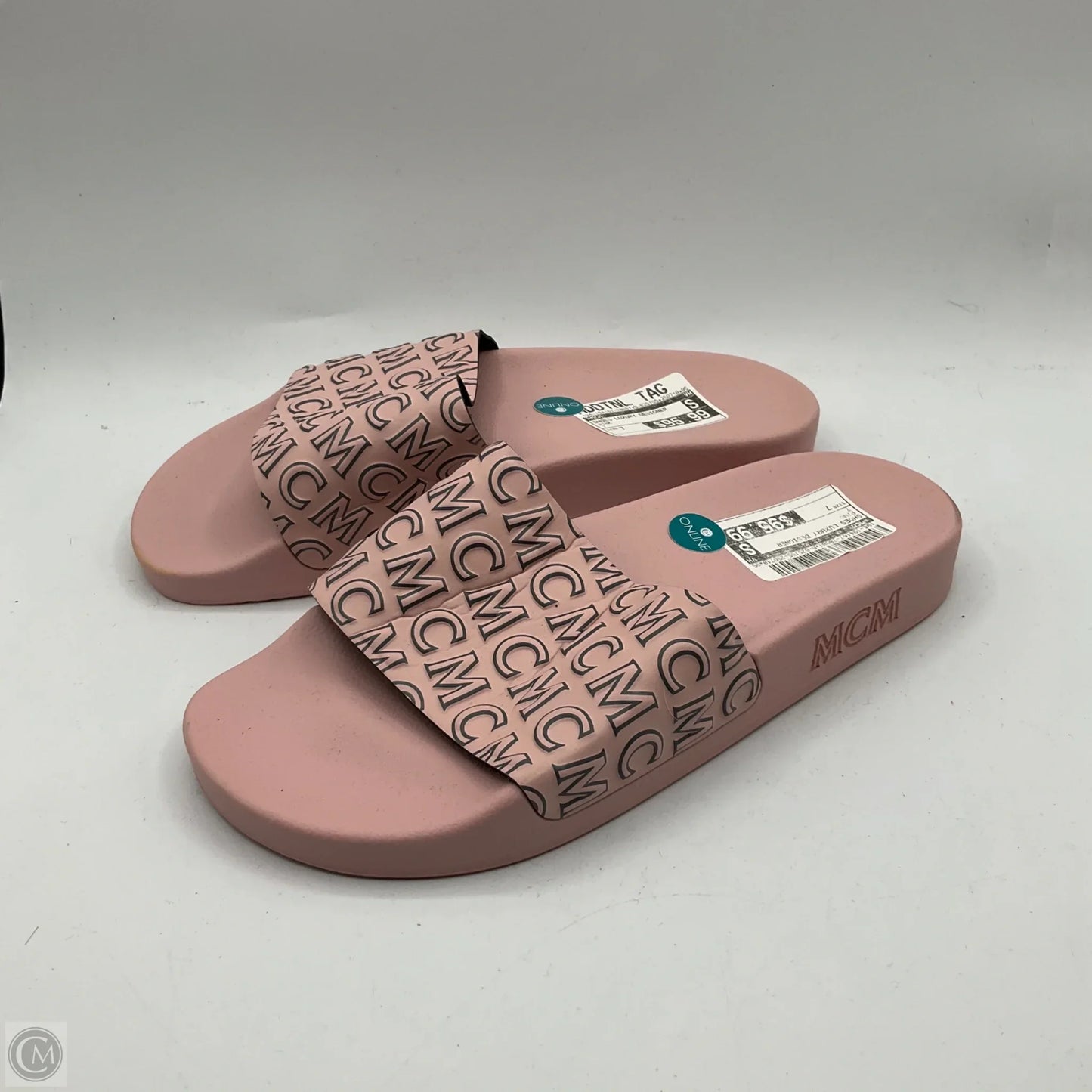 Shoes Luxury Designer By Mcm In Pink, Size: 7