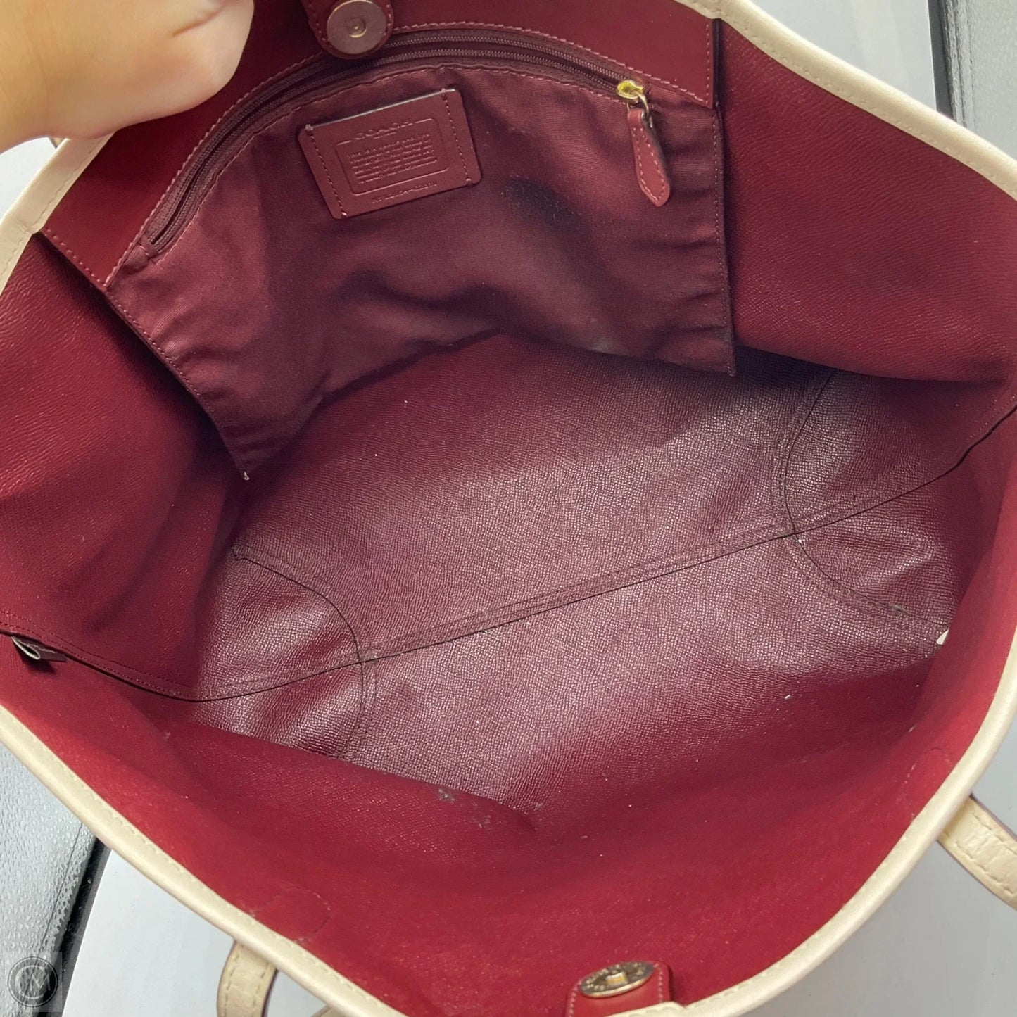 Handbag Designer By Coach, Size: Large
