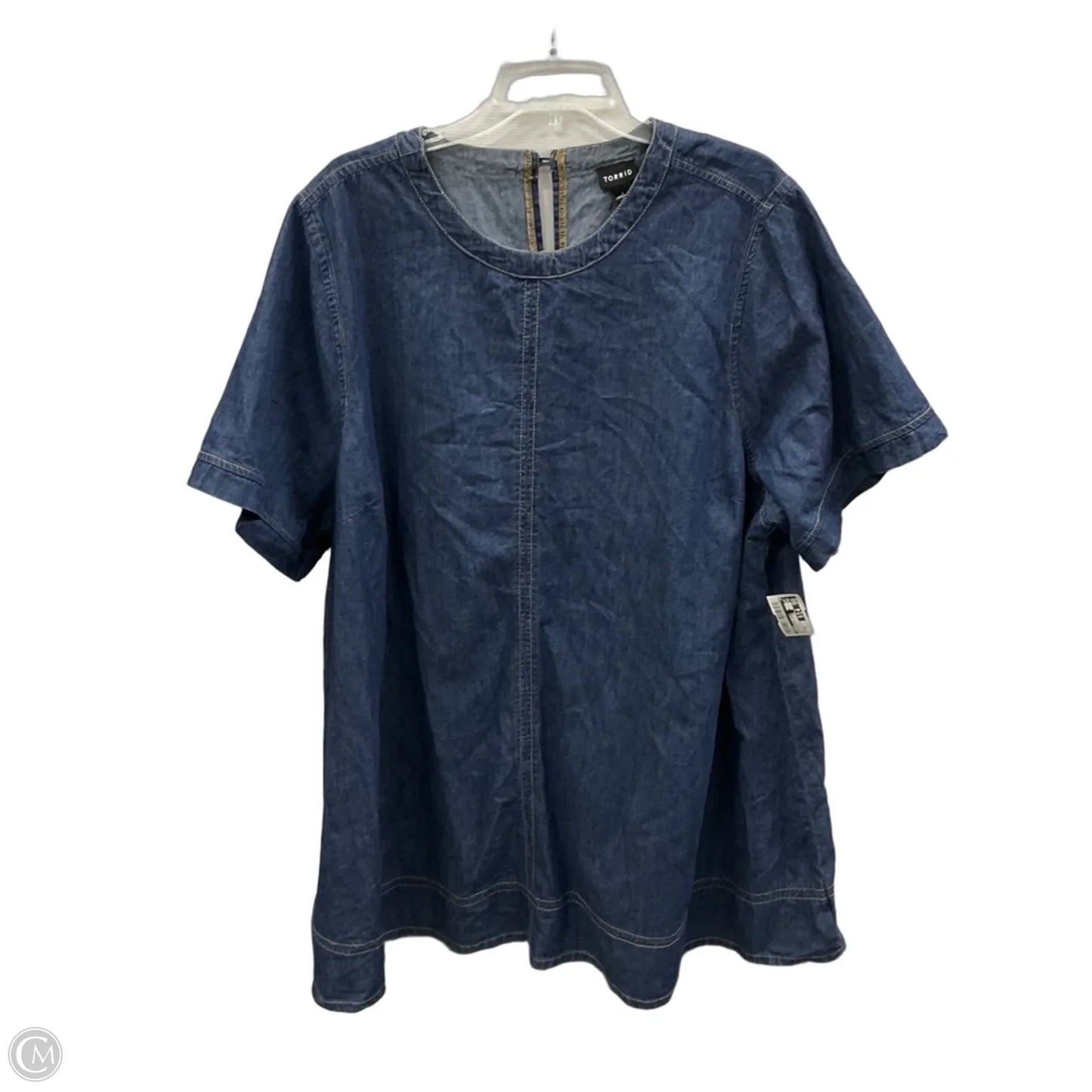 Dress Casual Short By Torrid In Blue Denim, Size: 3x