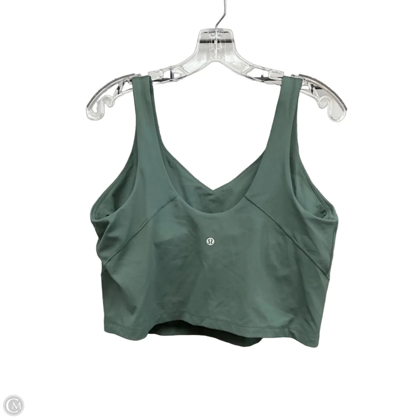 Athletic Tank Top By Lululemon In Green, Size: 16