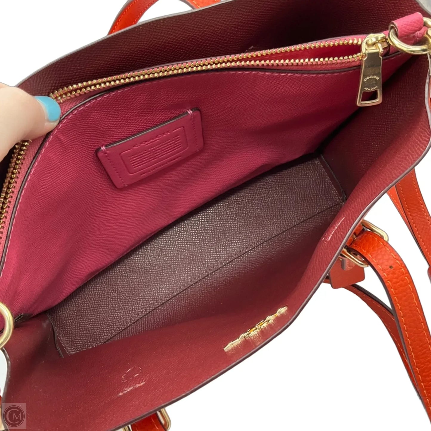 Crossbody Designer By Coach, Size: Medium