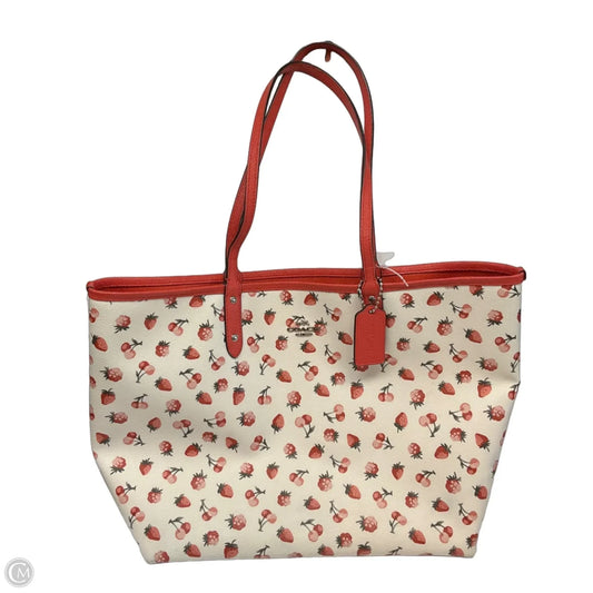 Tote Designer By Coach, Size: Large