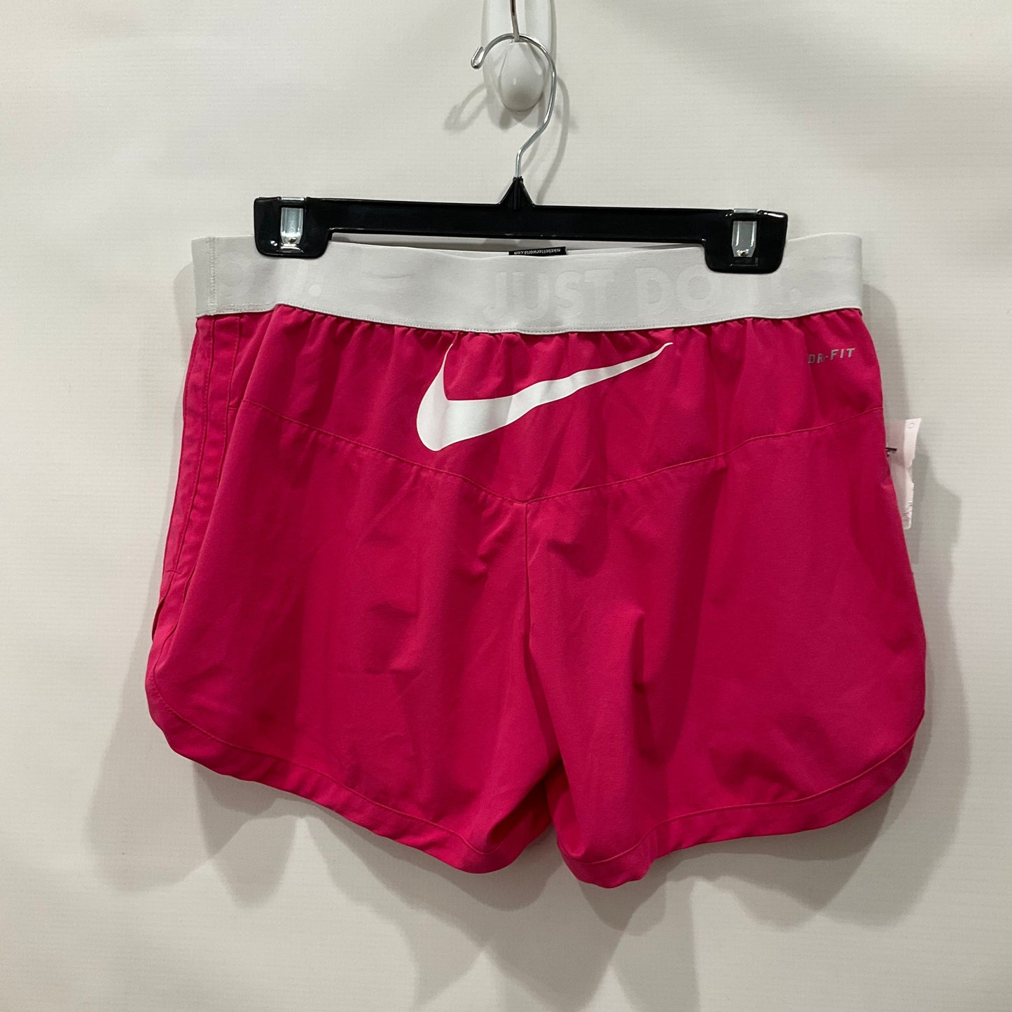 Pink Athletic Shorts Nike Apparel, Size M
