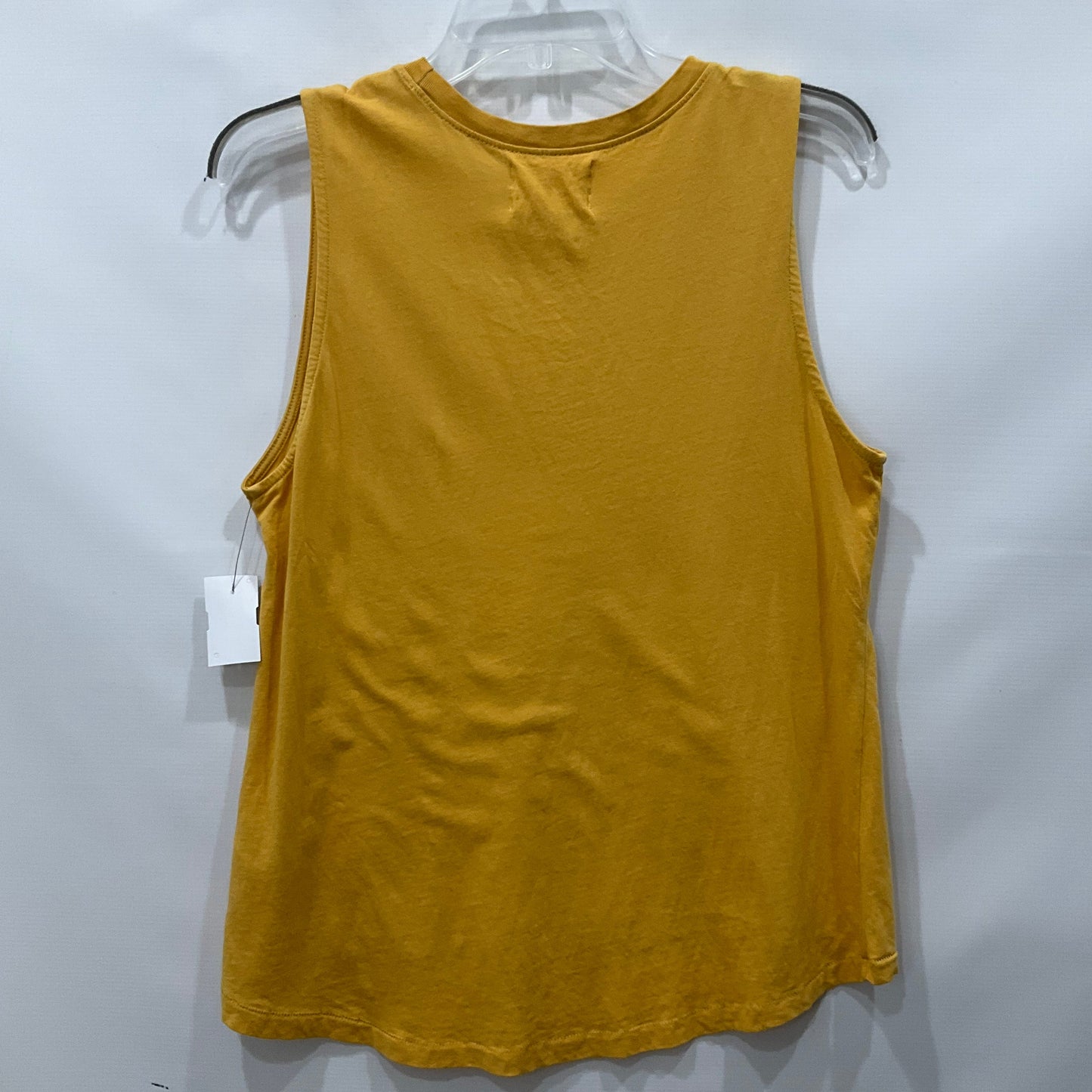 Yellow Top Sleeveless Basic Sol Angeles, Size S