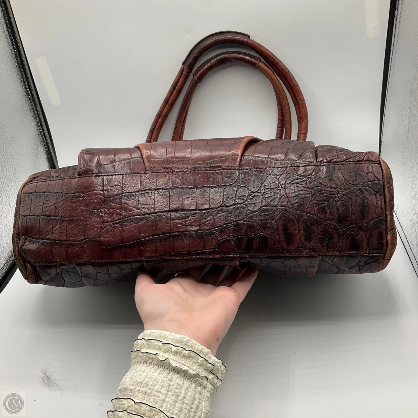 Handbag Designer By Brahmin, Size: Medium