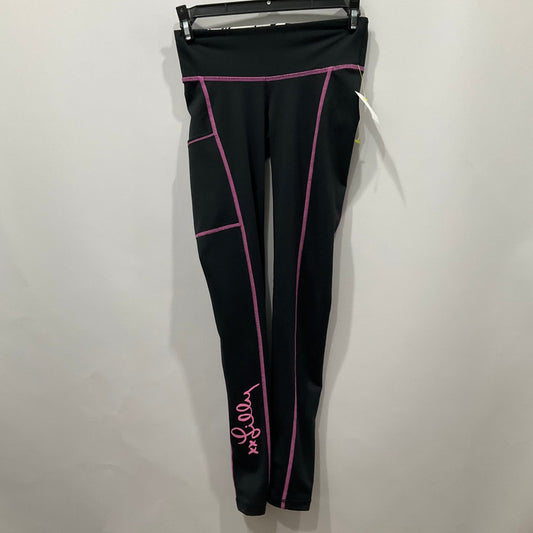 Black & Pink Athletic Leggings Lilly Pulitzer, Size Xxs