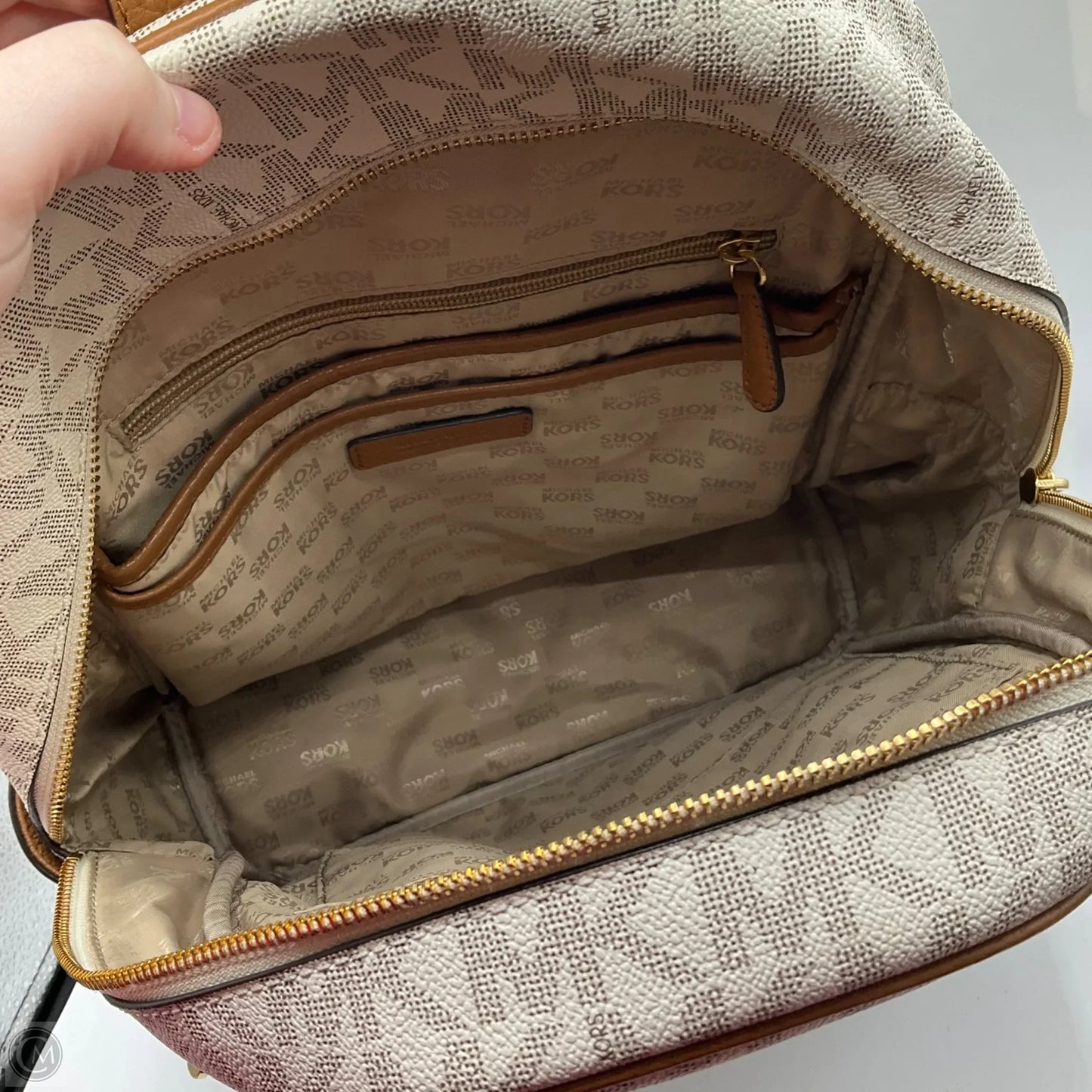 Backpack Designer By Michael Kors, Size: Medium