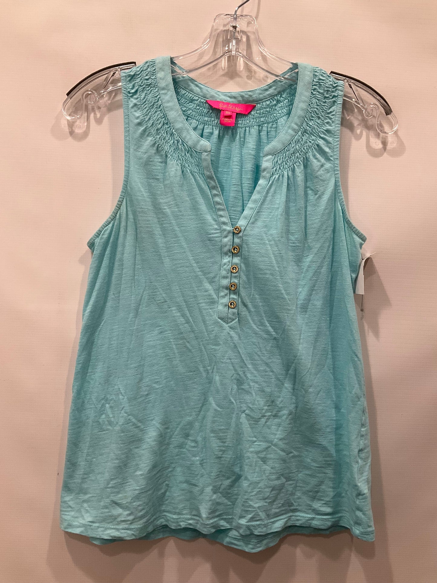 Blue Top Sleeveless Lilly Pulitzer, Size Xs