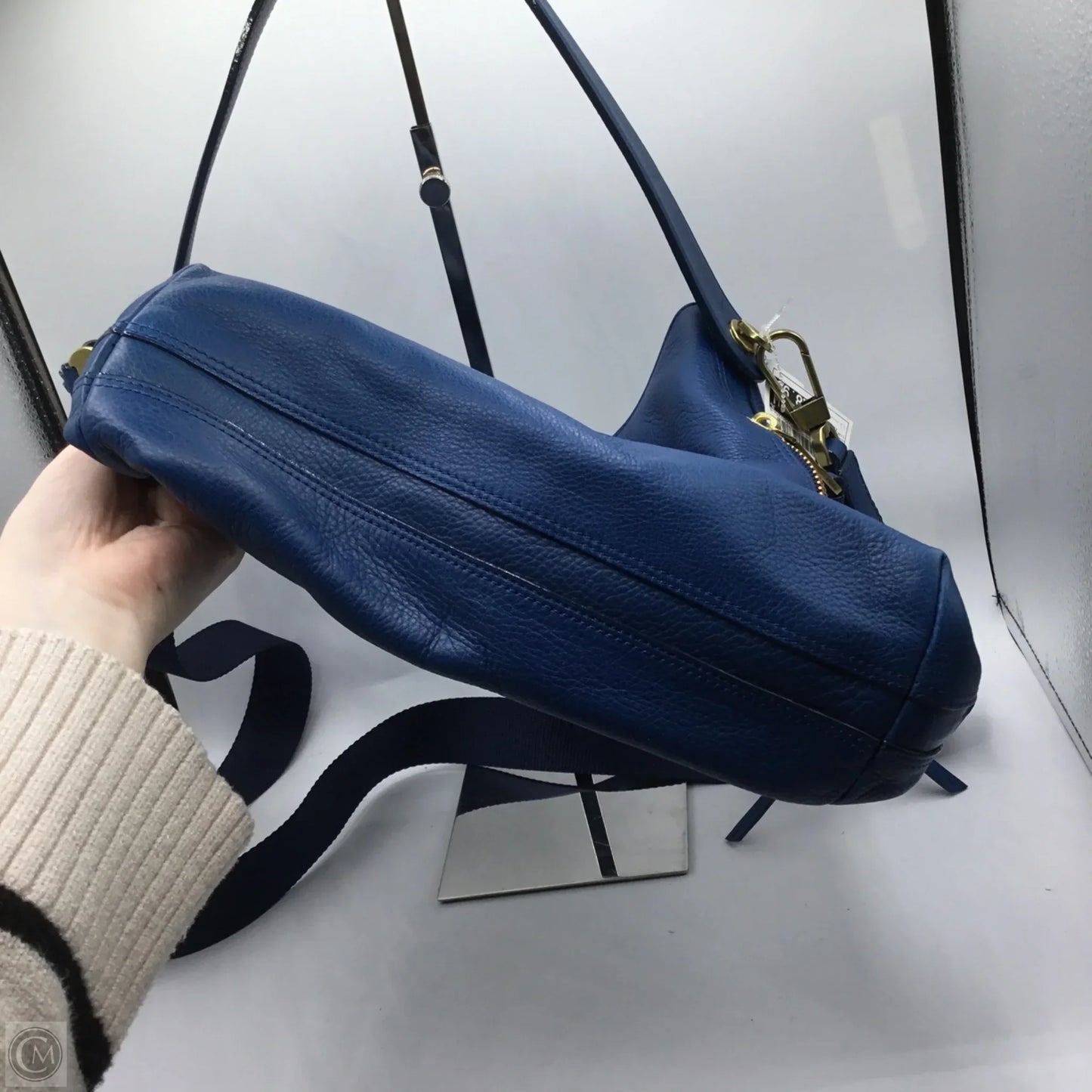 Crossbody Leather By Fossil, Size: Medium