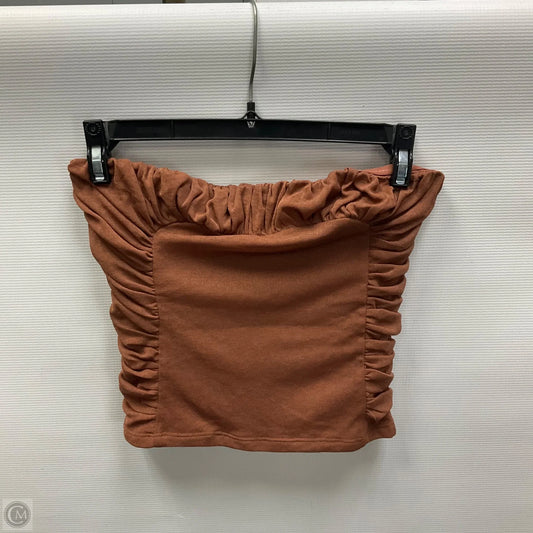 Top Sleeveless By Anthropologie In Brown, Size: M