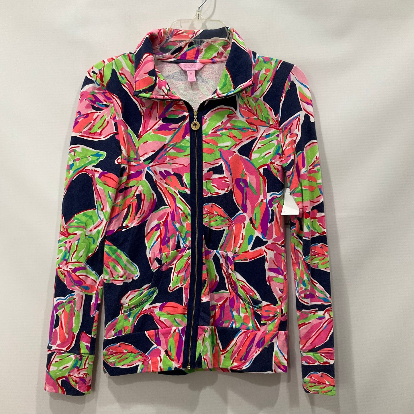 Multi-colored Top Long Sleeve Fleece Pullover Lilly Pulitzer, Size Xs