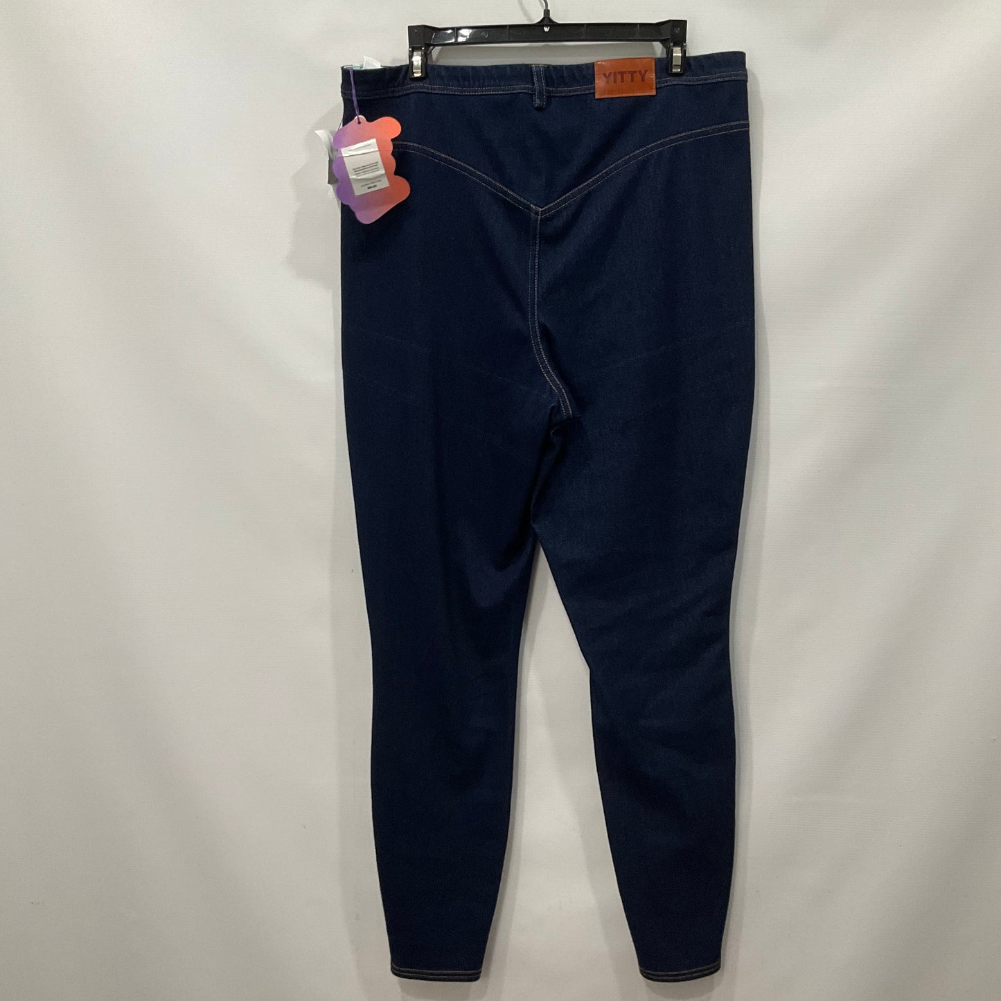 Blue Denim Jeans Jeggings Yitty, Size 1x