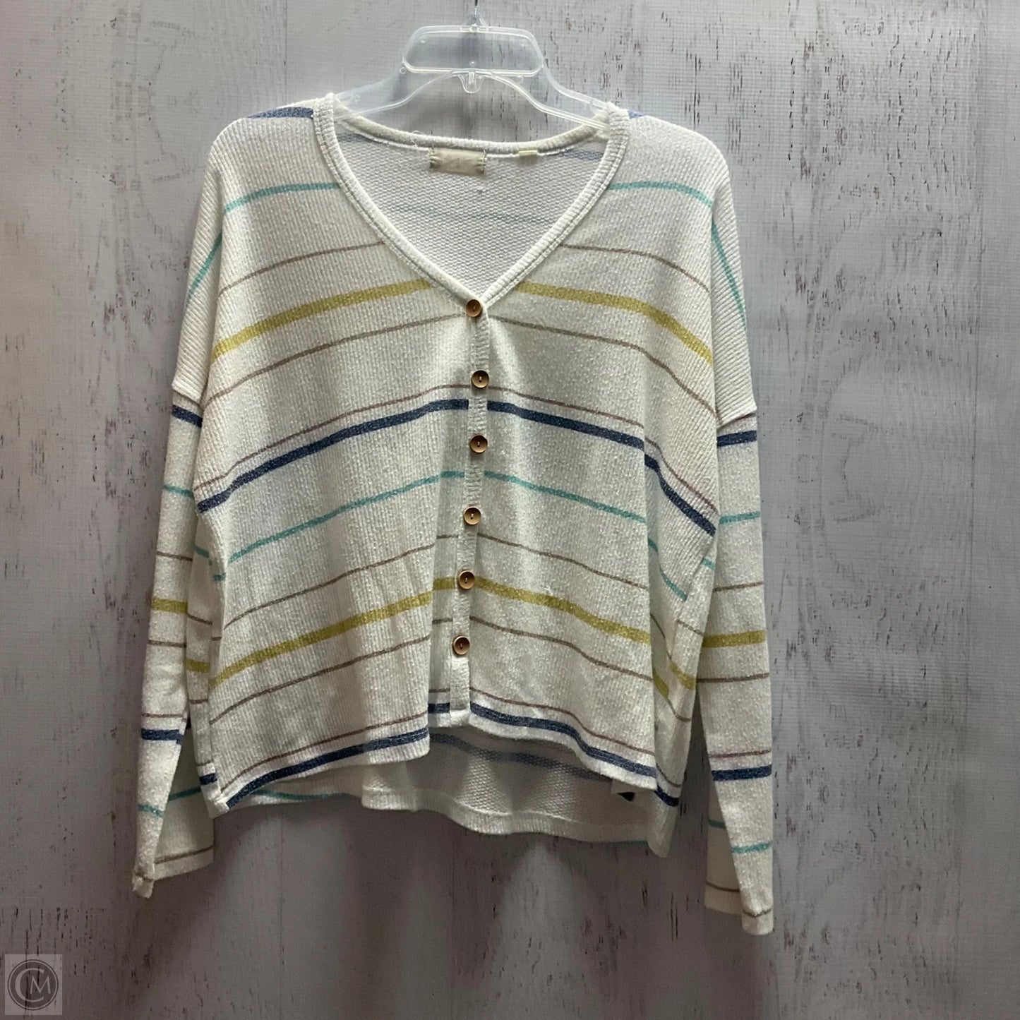 Top Long Sleeve By Altard State In White, Size: M