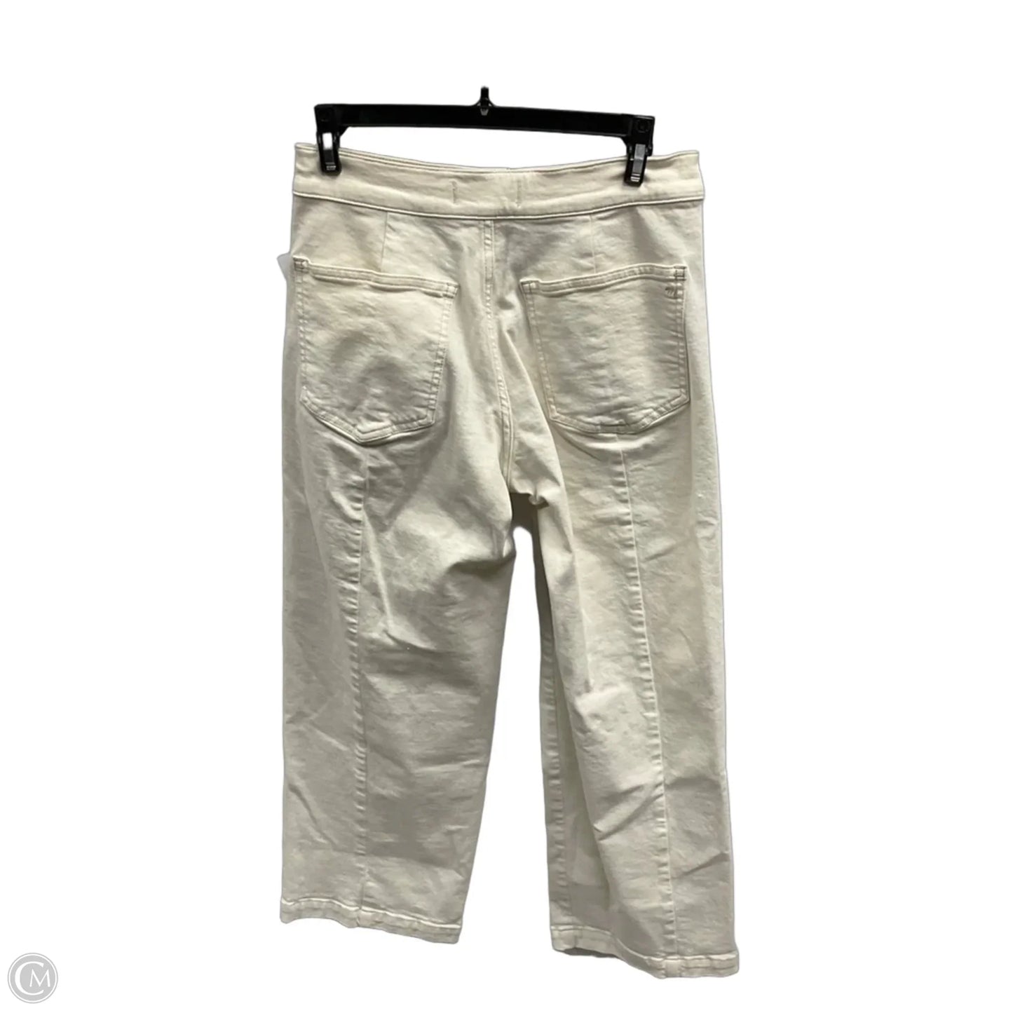 Jeans Wide Leg By Madewell In White, Size: 2