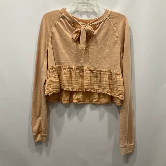 Peach Top Long Sleeve Free People, Size S