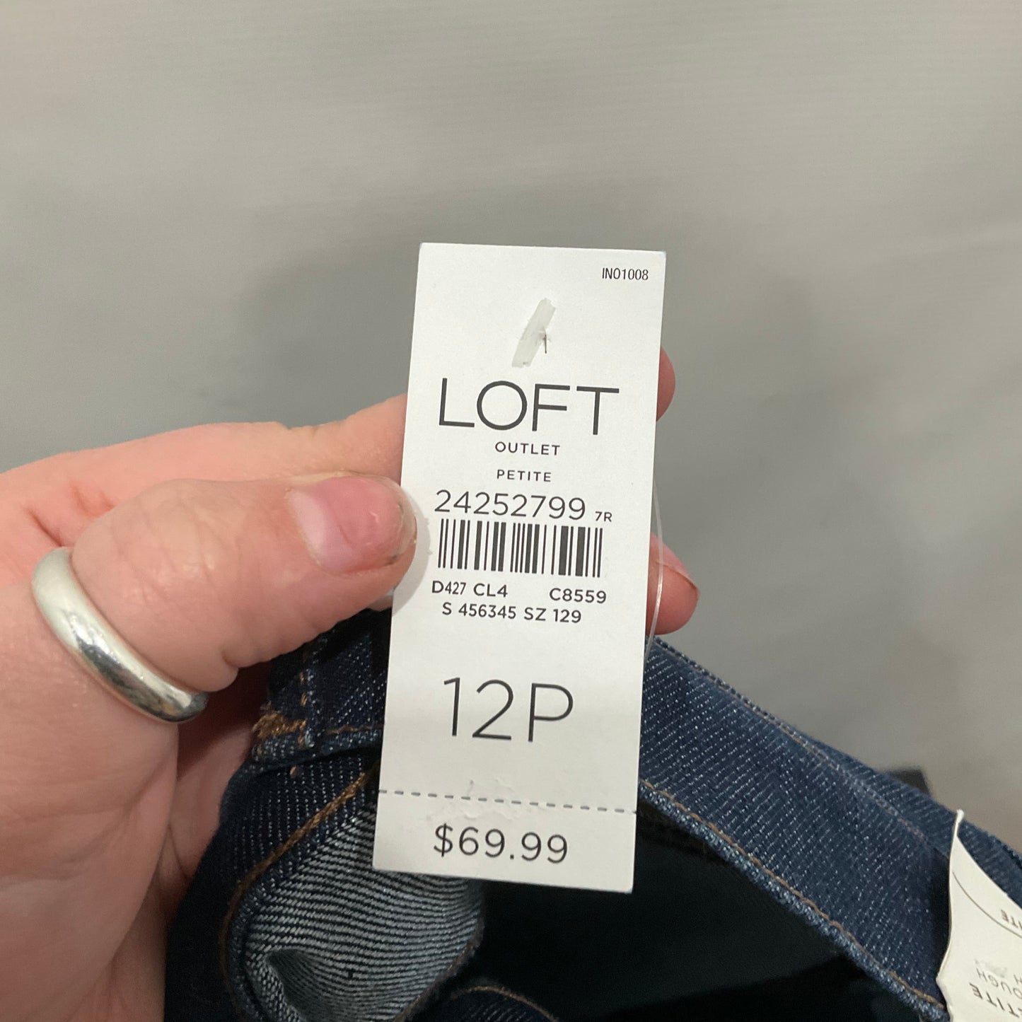 Jeans Skinny By Loft  Size: 12petite