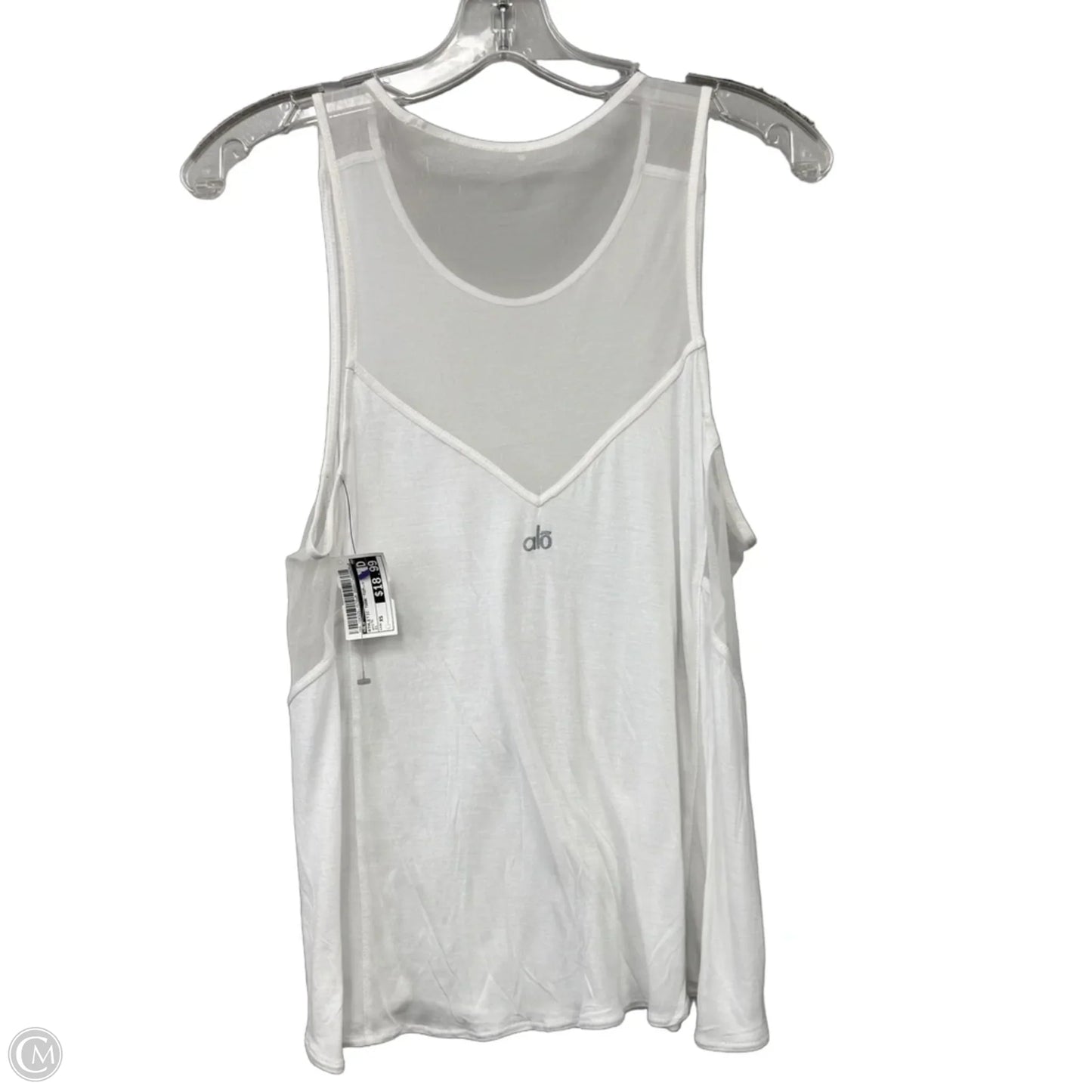 Athletic Tank Top By Alo In White, Size: Xs