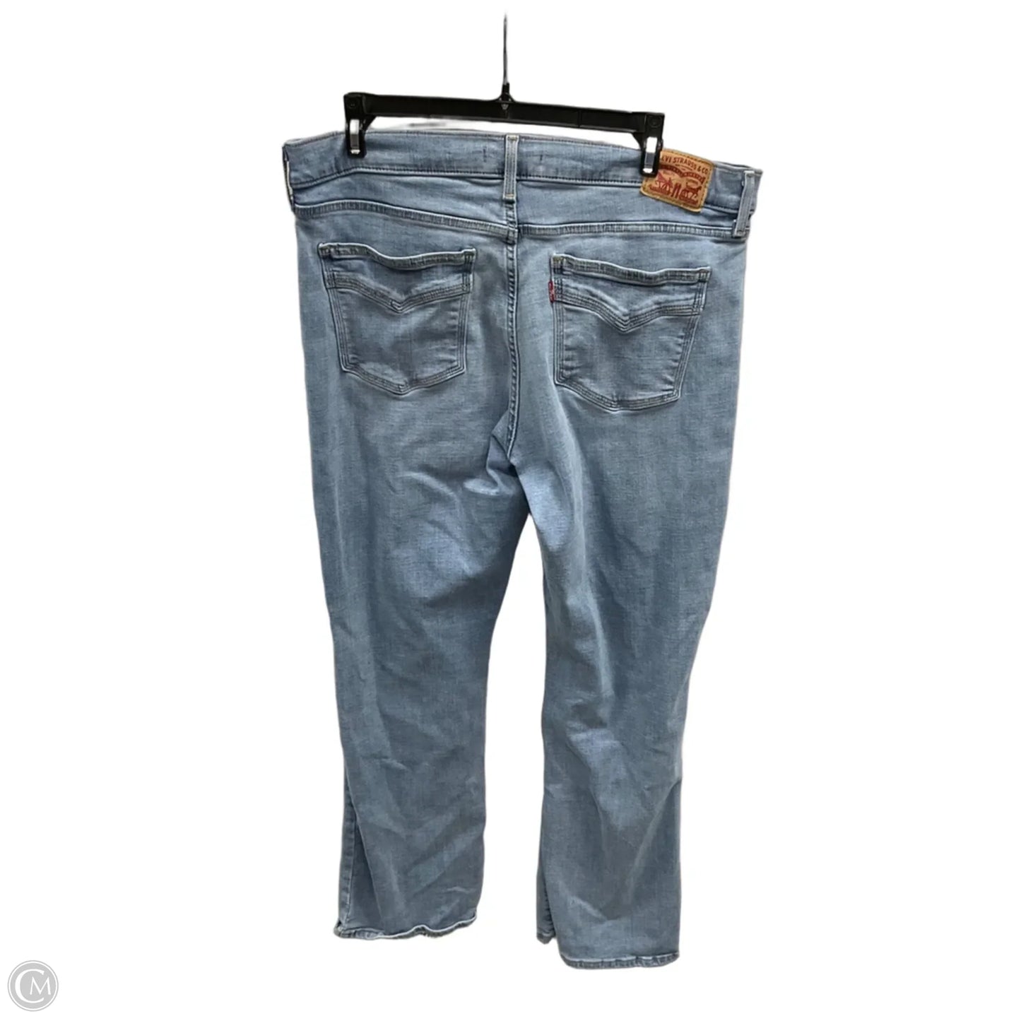 Jeans Boot Cut By Levis In Blue Denim, Size: 16