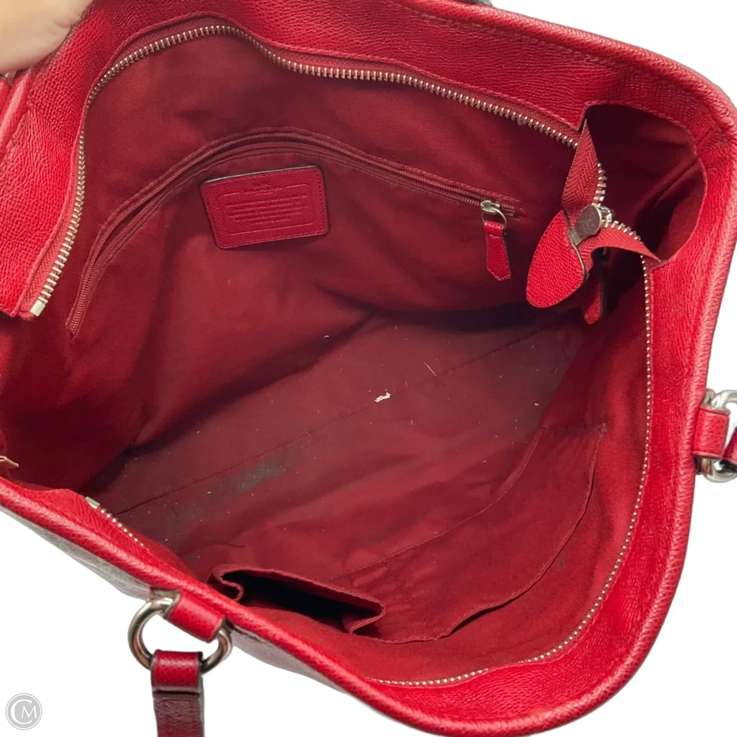 Handbag Designer By Coach, Size: Medium