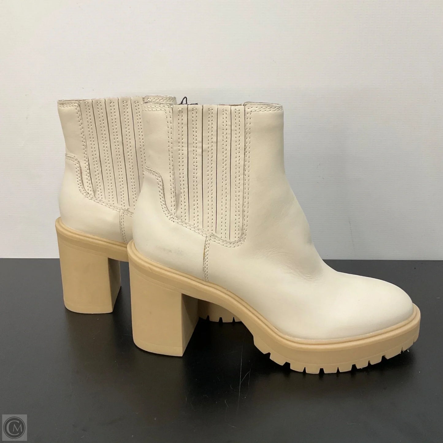 Boots Ankle Heels By Dolce Vita In Ivory, Size: 9
