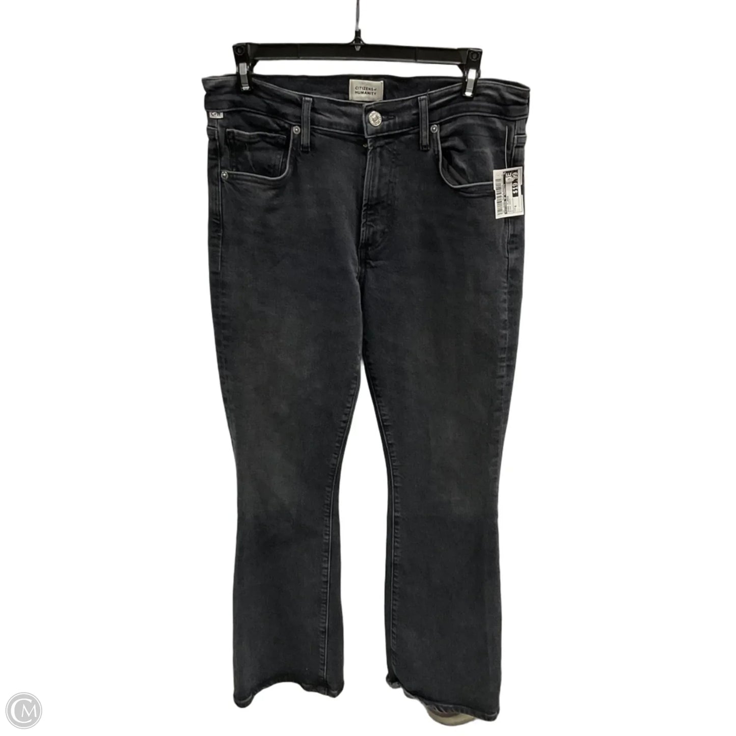 Jeans Flared By Citizens Of Humanity In Black Denim, Size: 6