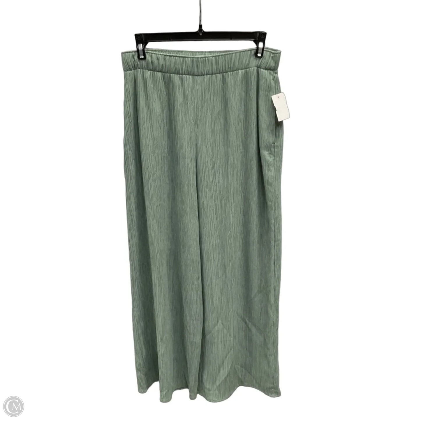Pants Wide Leg By Abercrombie And Fitch In Green, Size: Xs