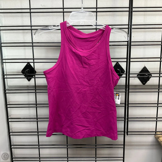 Athletic Tank Top By Lululemon In Pink, Size: 8