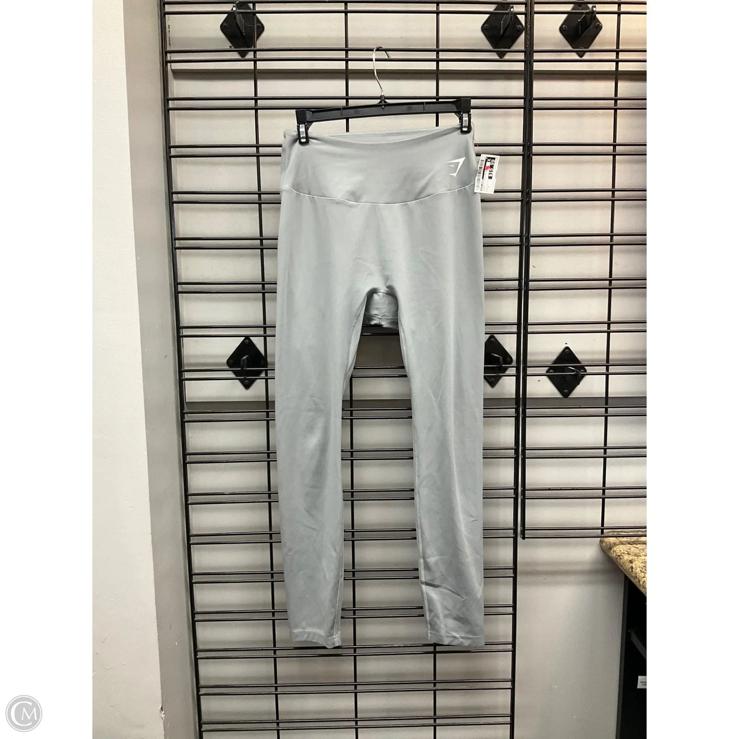 Athletic Leggings By Gym Shark In Grey, Size: L