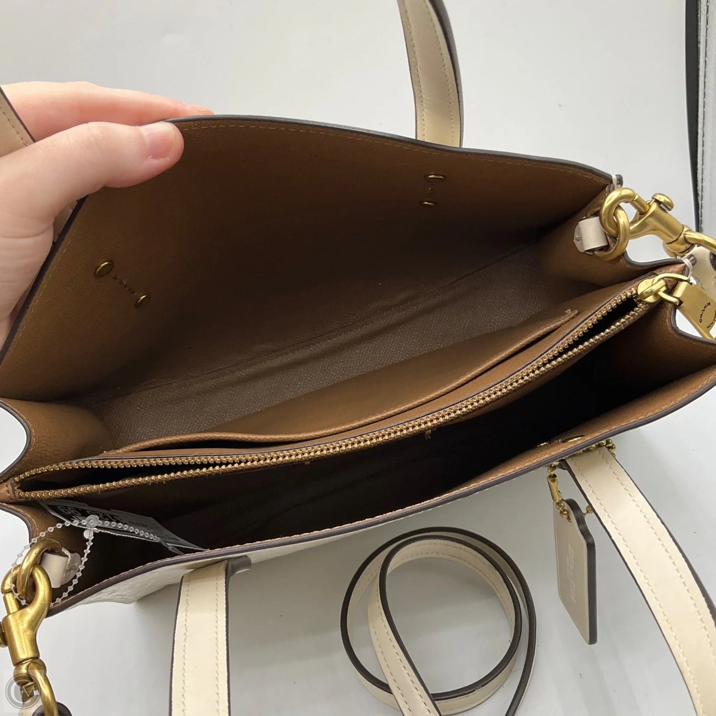 Crossbody Designer By Coach, Size: Medium