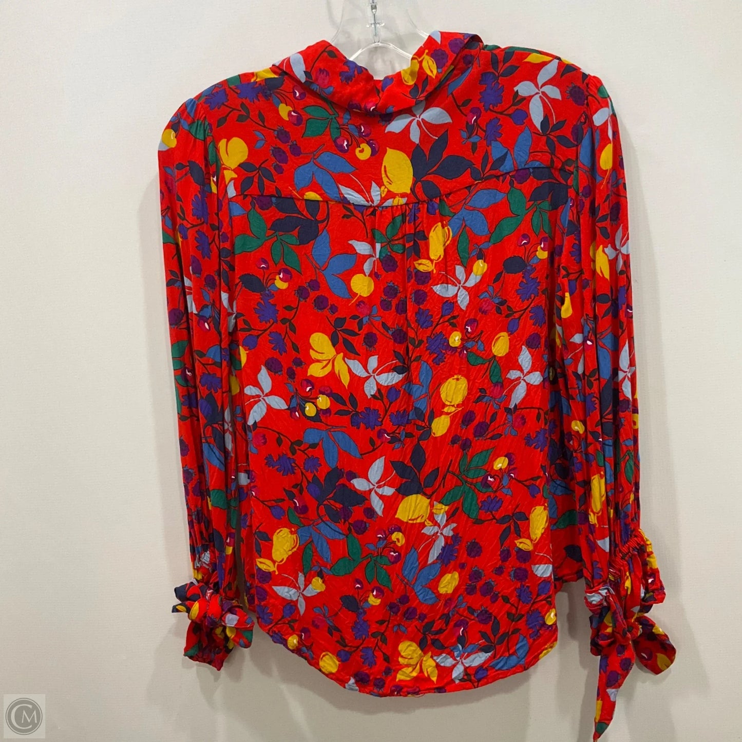 Top Long Sleeve By Maeve In Floral Print, Size: 4