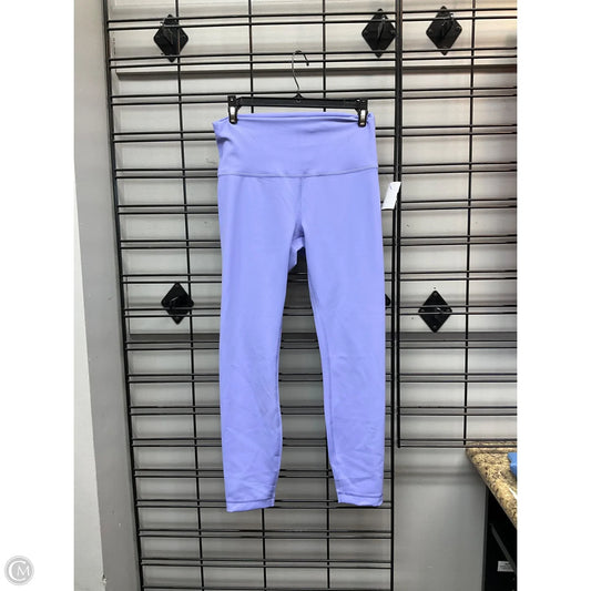 Athletic Leggings By Lululemon In Blue, Size: 8