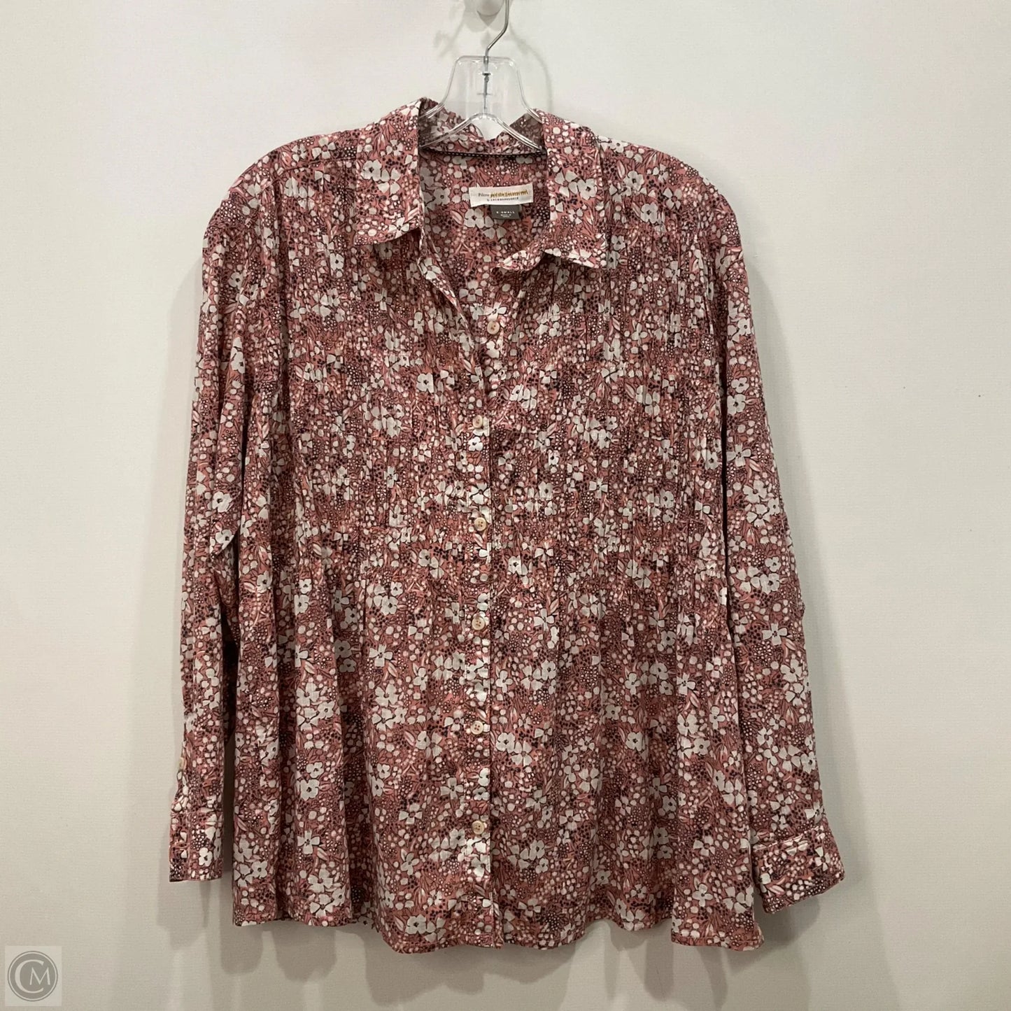 Top Long Sleeve By Pilcro In Pink, Size: Xs