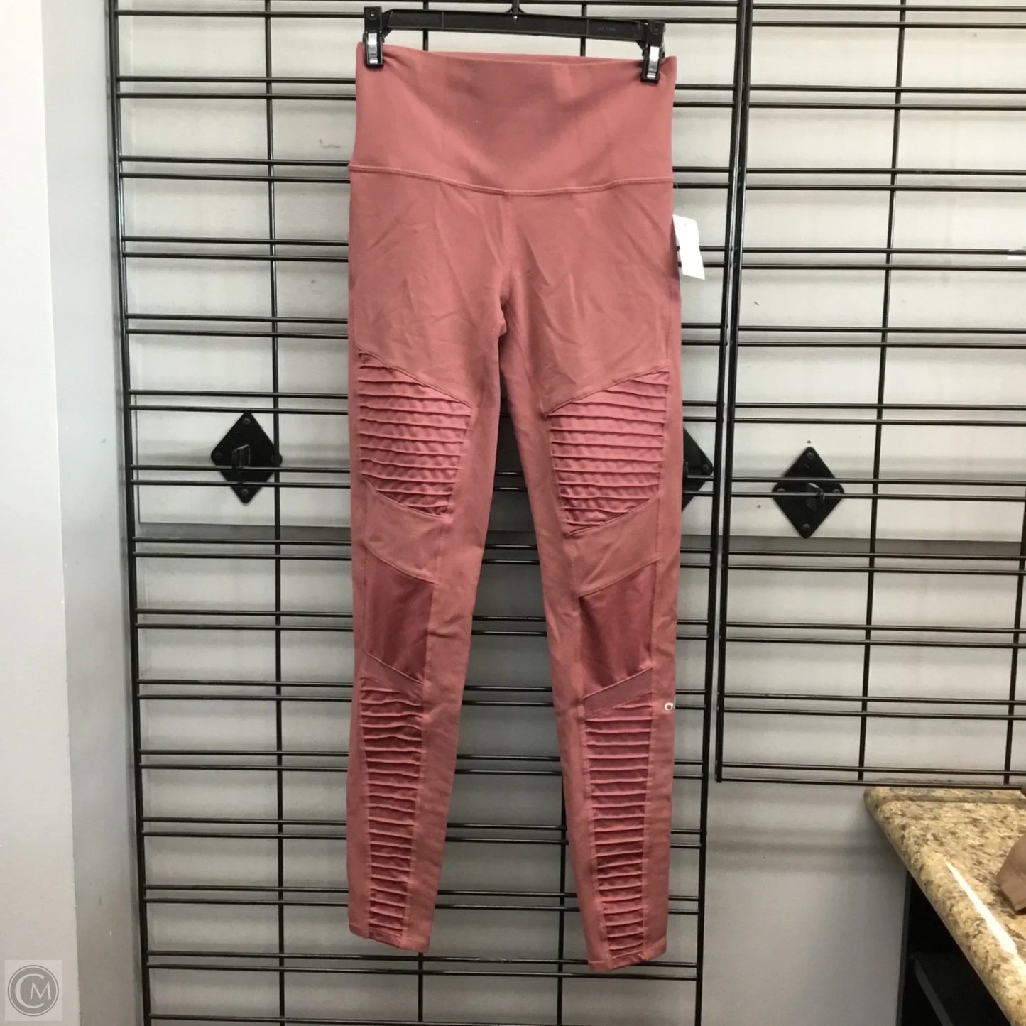 Athletic Leggings By Alo In Pink, Size: S