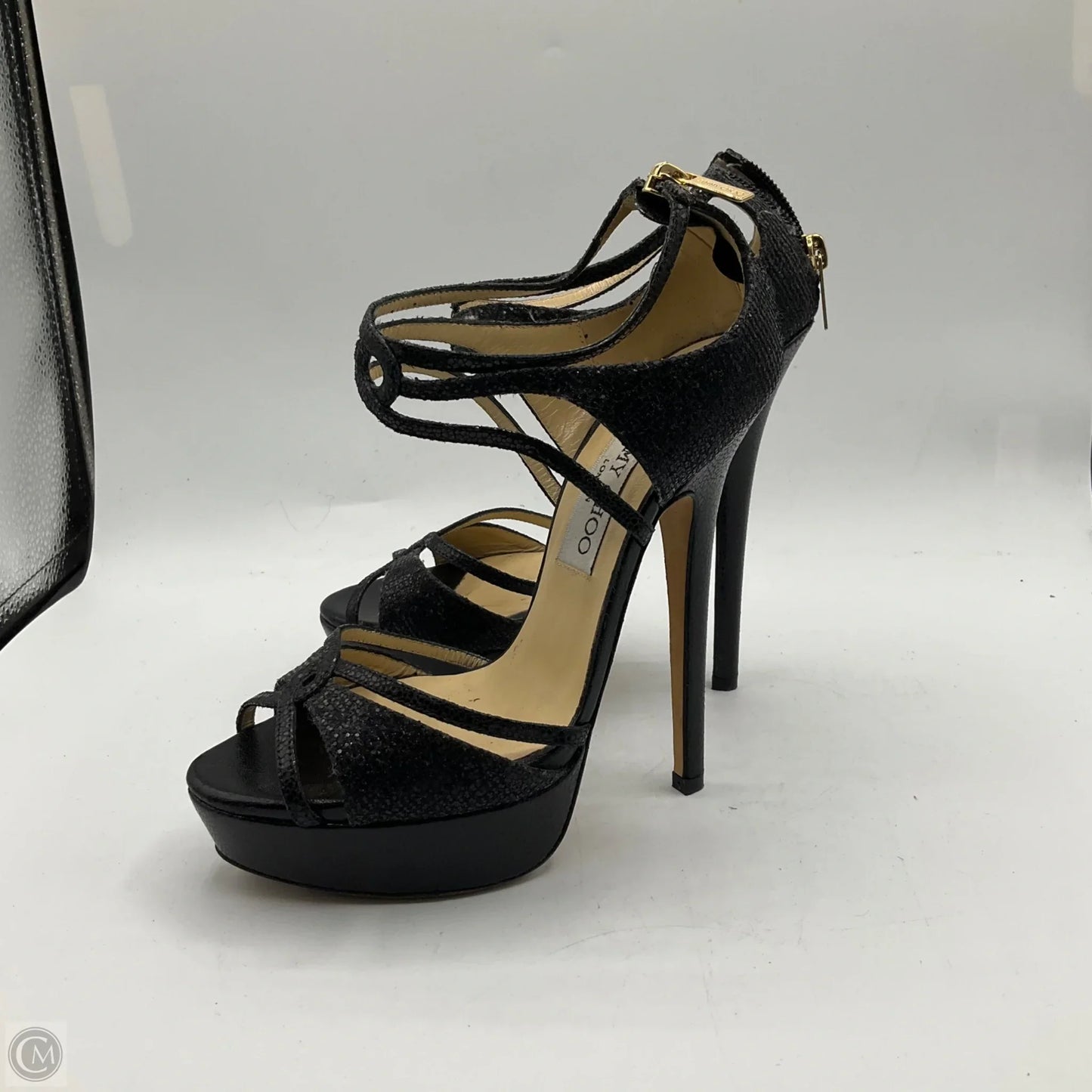 Shoes Luxury Designer By Jimmy Choo In Black, Size: 6