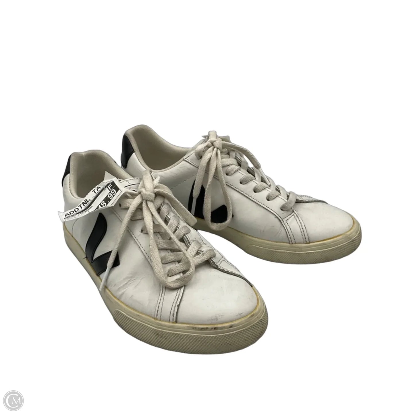 Shoes Sneakers By Veja In Black & White, Size: 8