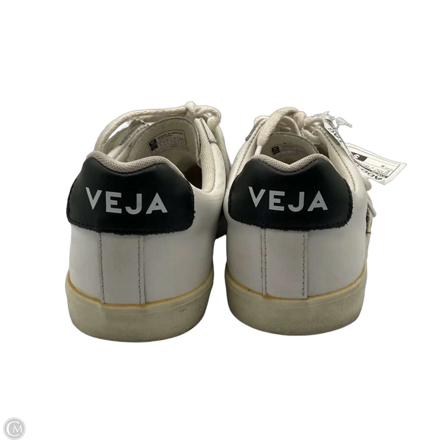 Shoes Sneakers By Veja In Black & White, Size: 8