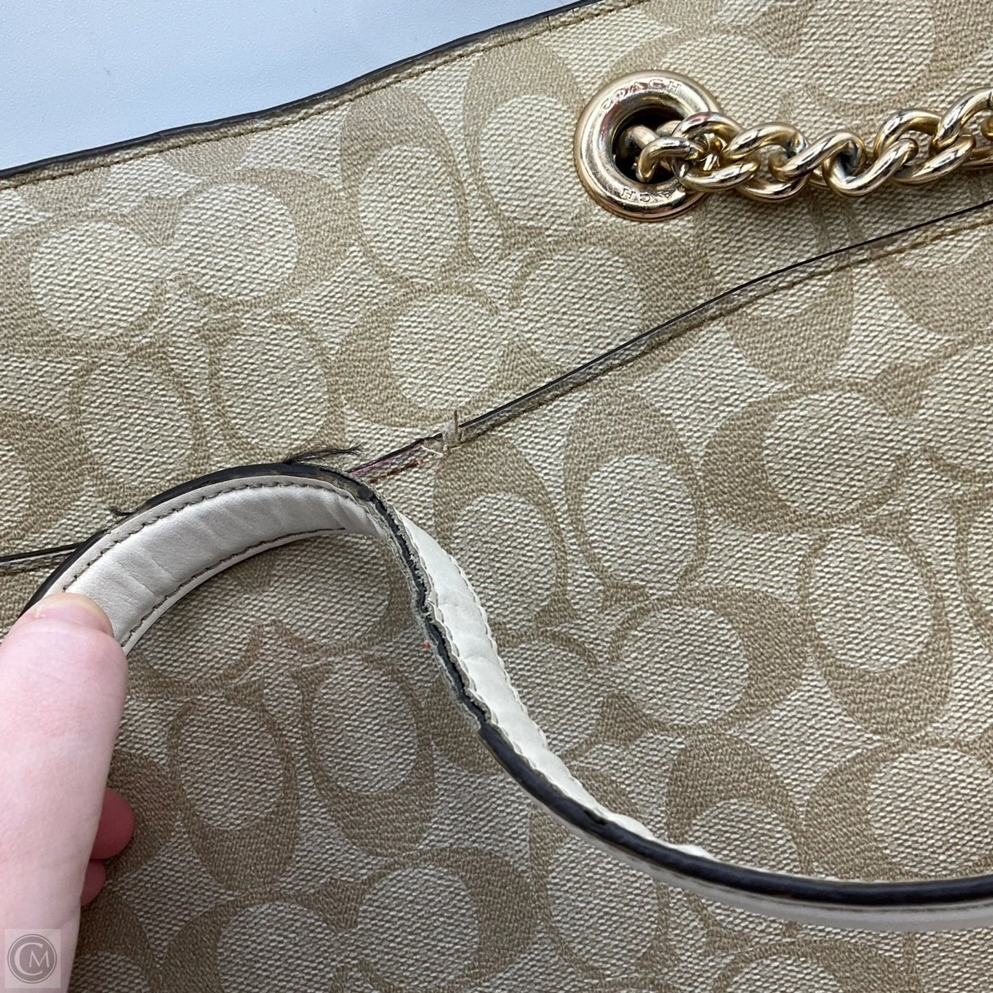 Handbag Designer By Coach, Size: Large