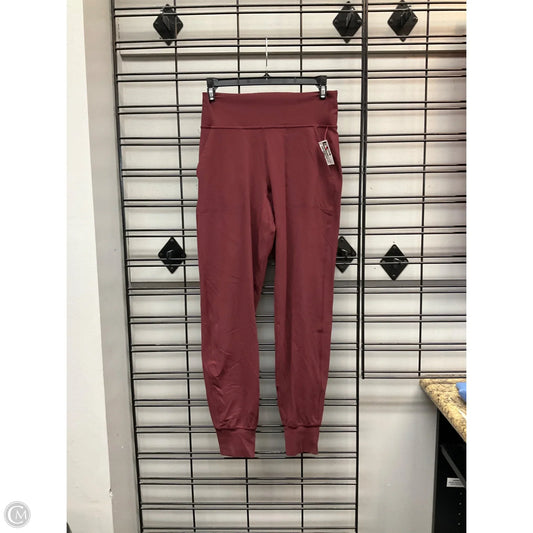 Athletic Pants By Lululemon In Maroon, Size: 6
