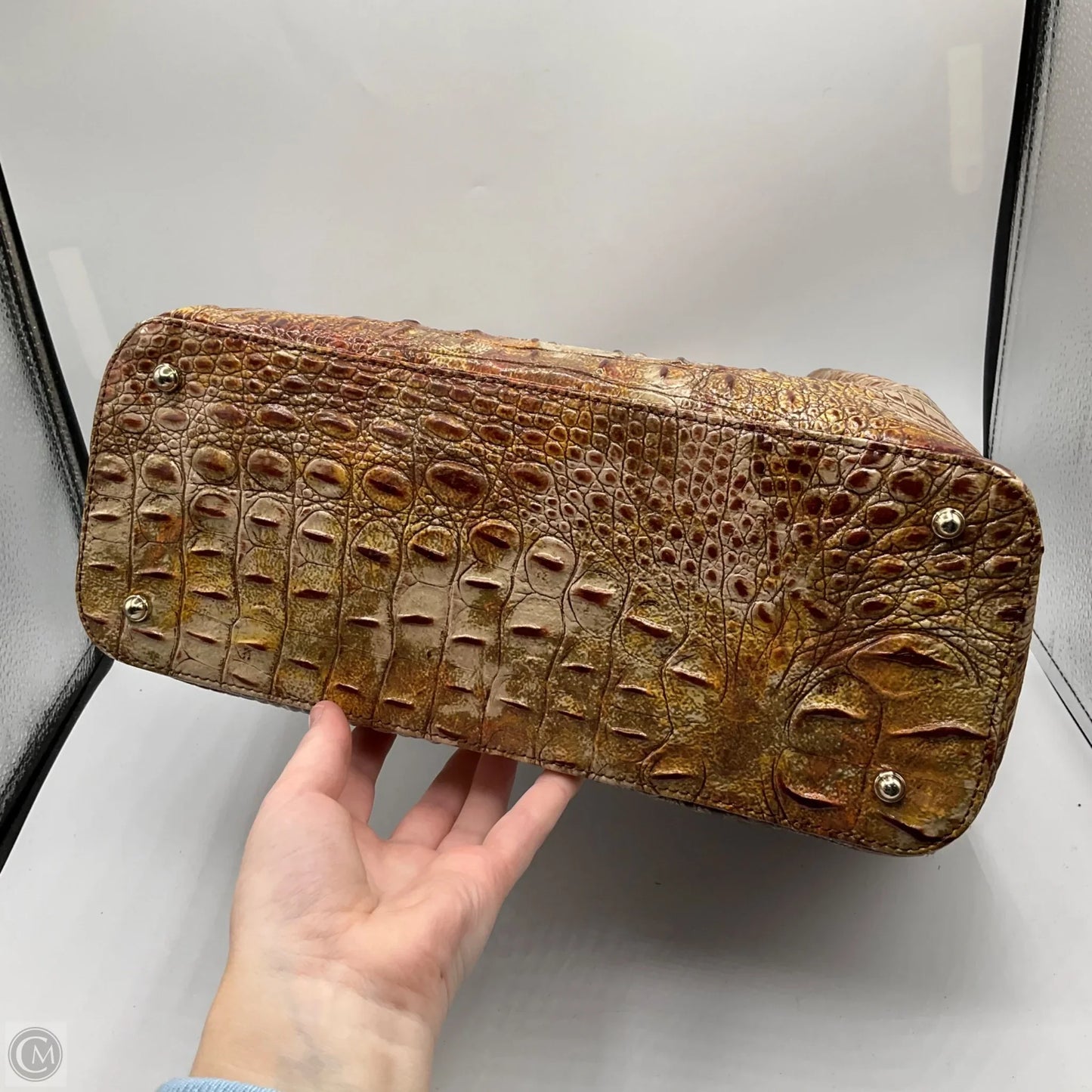 Handbag Designer By Brahmin, Size: Medium