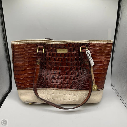 Handbag Designer By Brahmin, Size: Large