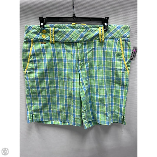 Shorts Designer By Lilly Pulitzer In Plaid Pattern, Size: 12