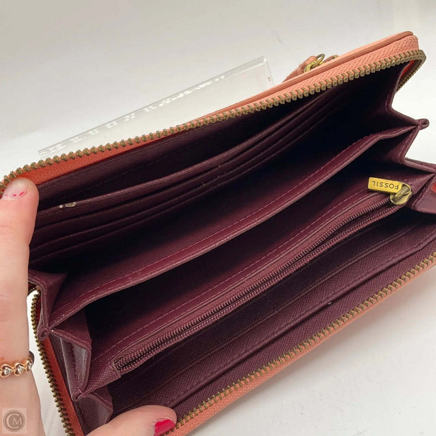 Wallet By Fossil, Size: Large