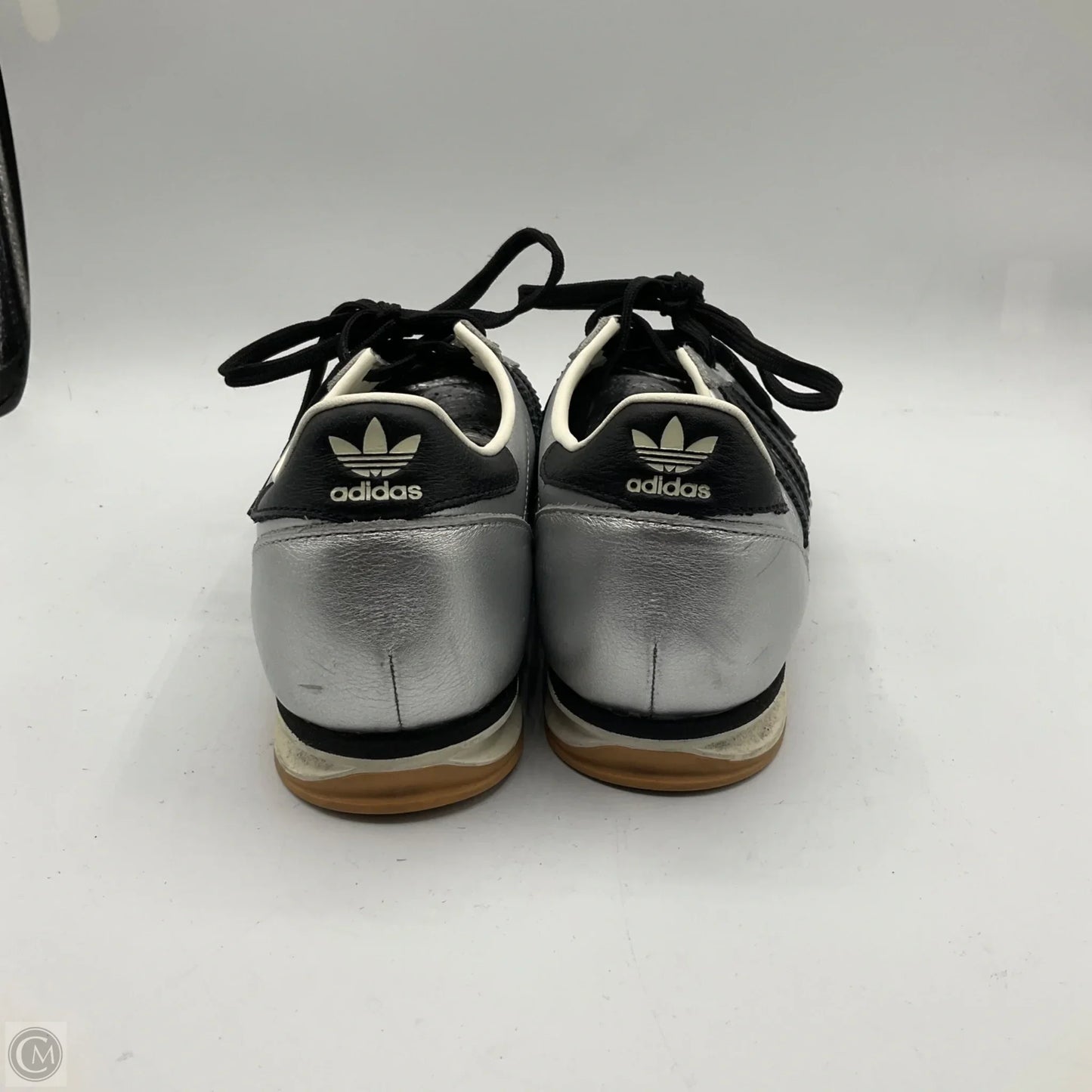 Shoes Sneakers By Adidas In Silver, Size: 7.5