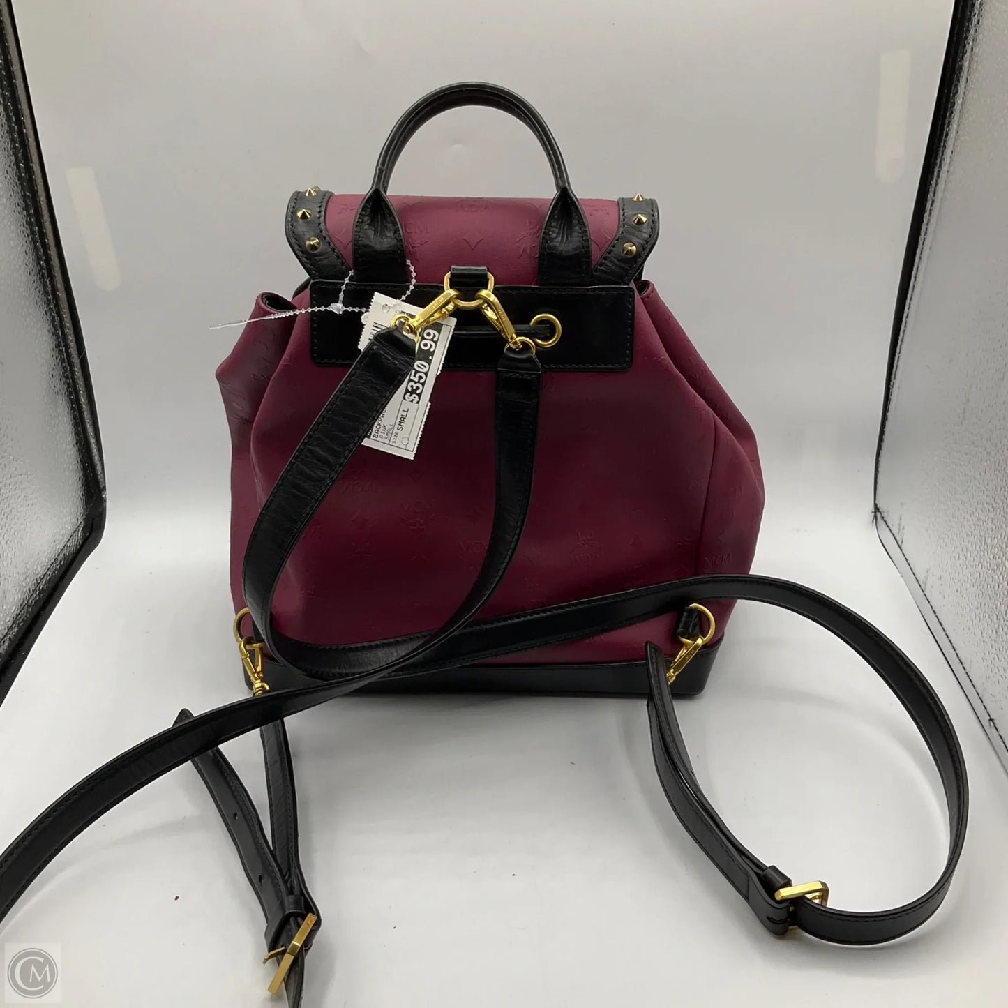 Backpack Luxury Designer By Mcm, Size: Small