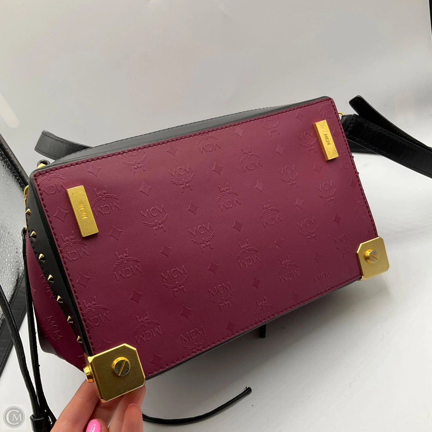 Backpack Luxury Designer By Mcm, Size: Small