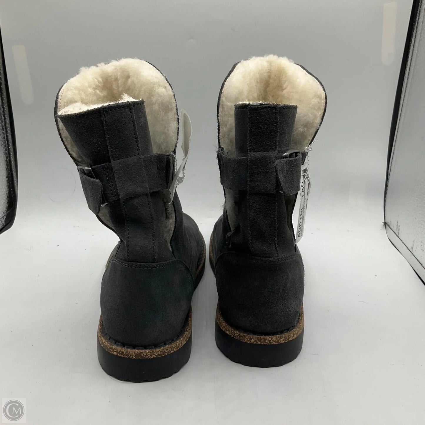 Boots Ankle Flats By Birkenstock In Grey, Size: 5