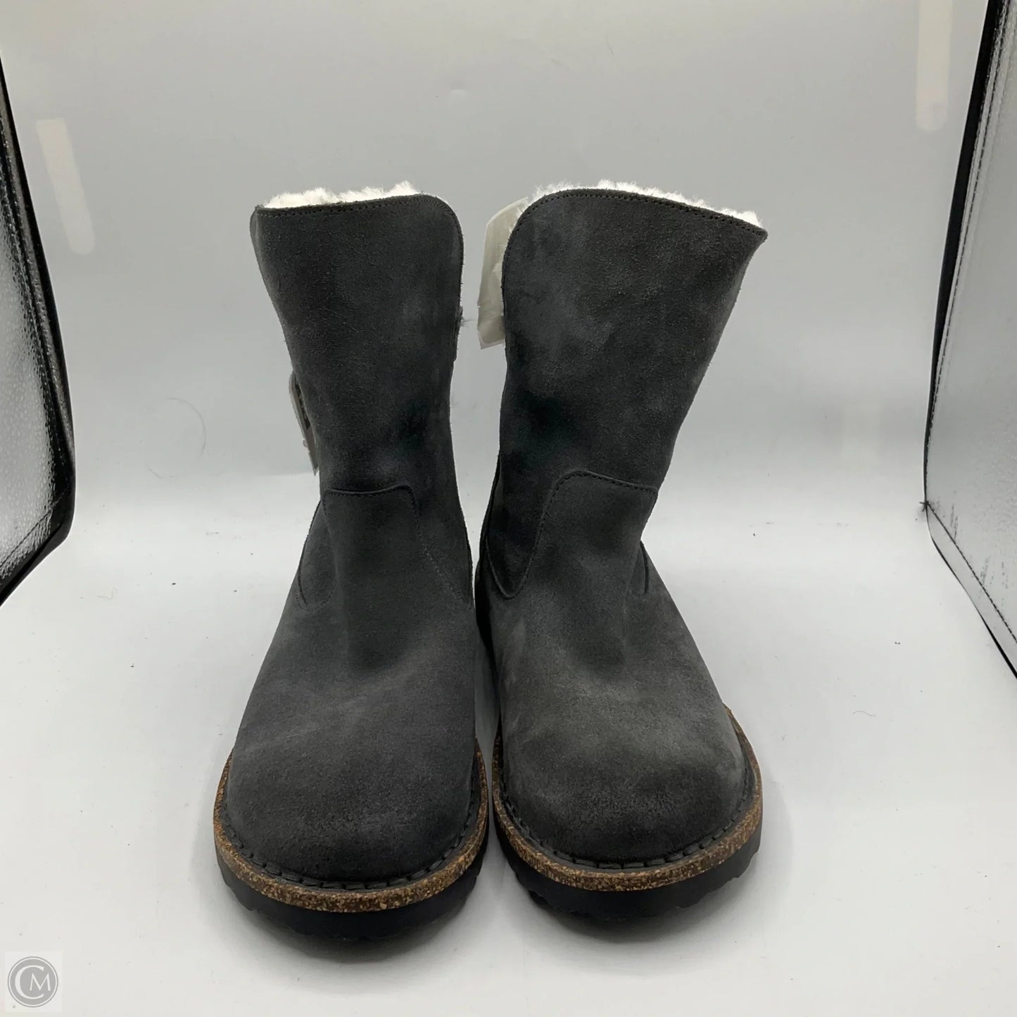 Boots Ankle Flats By Birkenstock In Grey, Size: 5