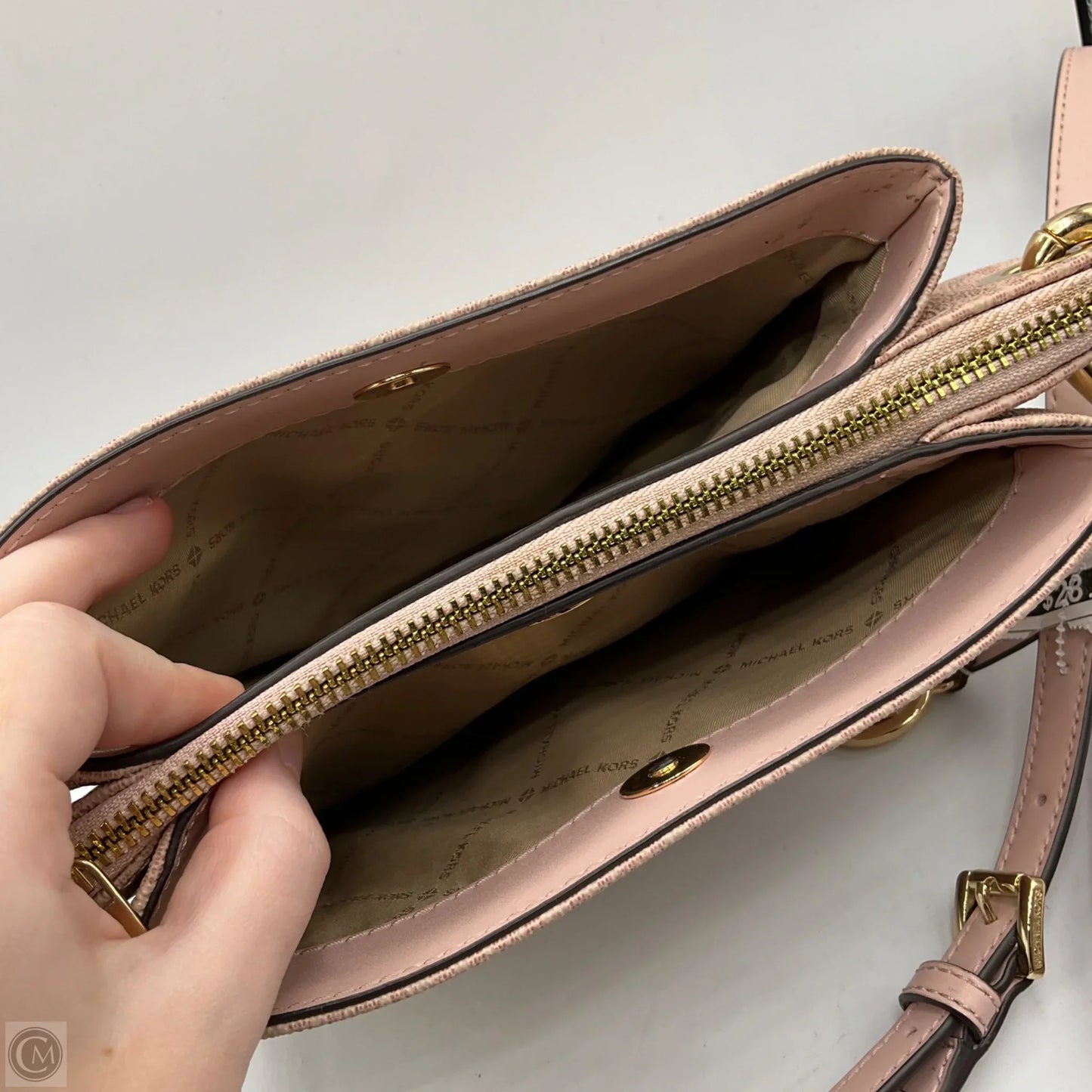 Crossbody Designer By Michael Kors, Size: Medium