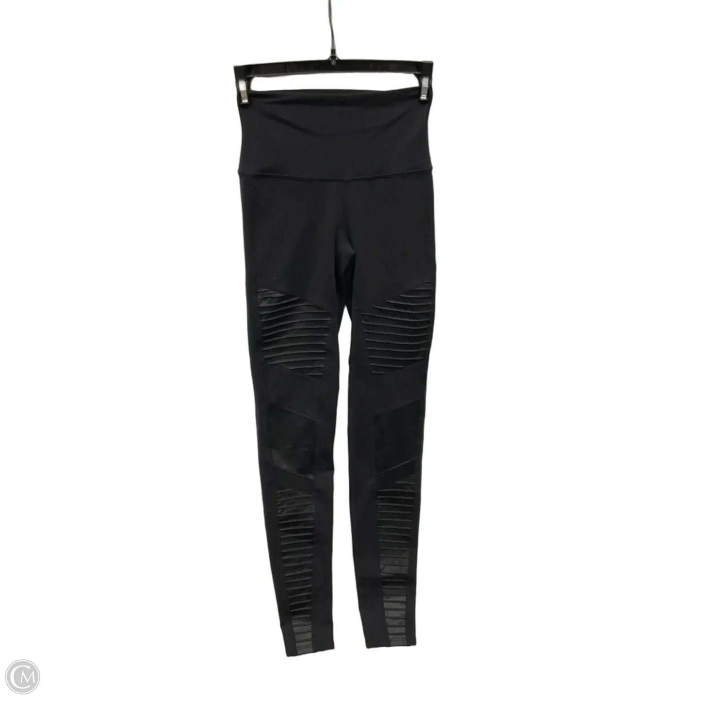 Athletic Leggings By Alo In Black, Size: Xs