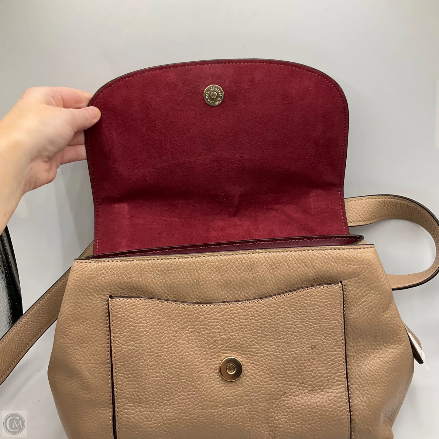 Crossbody Designer By Coach, Size: Medium